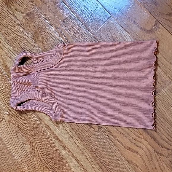 NWOT! Free People Intimately Ribbed Seamless Tank in Copper Rose - Picture 4 of 4
